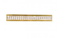  3502W32G - Monroe Integrated LED Chip Light Gold Wall Sconce Clear Royal Cut Crystal