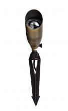 Elegant C030L - Outdoor Cast Brass Spot Light 3"w X 8.5"h