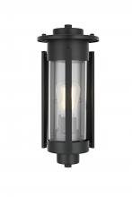 Elegant OD349W15BK - Bucknell 7 inch Outdoor Pendant in Black