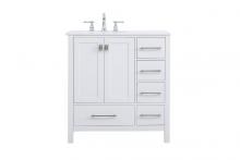  VF18832WH - 32 Inch Single Bathroom Vanity in White