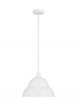  6236701EN3-15 - Barn Light traditional 1-light LED outdoor exterior Dark Sky round compliant hanging ceiling pendant