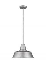  6237401-57 - Barn Light traditional 1-light outdoor exterior Dark Sky compliant hanging ceiling pendant in weathe