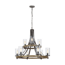  F3135/9DWK/SGM - Two-Tier Chandelier