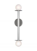  KWL1012PN - Nodes Contemporary 2-Light Indoor Dimmable