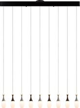 Page One Lighting PP121235-DT/AL - La Botella Linear Pendant, 5+ Light Pendant