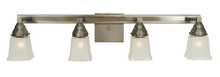 Framburg 4774 SP/PN - 4-Light Satin Pewter/Polished Nickel Mercer Sconce