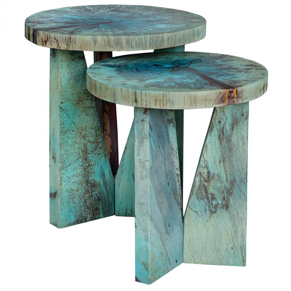 Uttermost Nadette Blue Nesting Tables, S/2