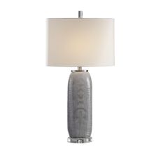 Uttermost 27750-1 - Uttermost Ravi Gray Patterned Lamp