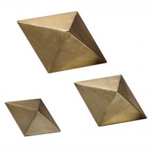  20007 - Uttermost Rhombus Champagne Accents, S/3