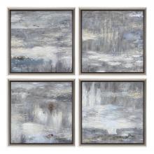  34366 - Uttermost Shades of Gray Hand Painted Art S/4