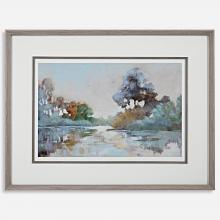  41418 - Uttermost Morning Lake Watercolor Framed Print