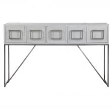  24954 - Uttermost Abaya White Console Table