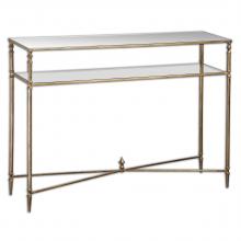  24278 - Uttermost Henzler Mirrored Glass Console Table