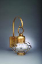  2531-DAB-MED-CLR - Caged Onion Wall Dark Antique Brass Medium Base Socket Clear Glass