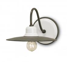  5154 - Eastleigh Gray & White Wall Sconce